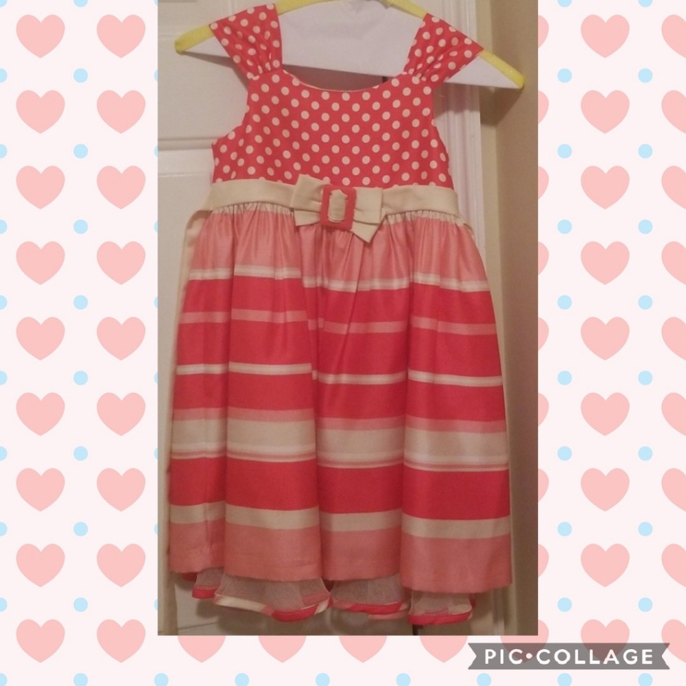 Bright sleeveless girls 👗dress size 6